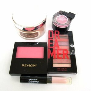  Revlon тени для век и т.п. цвет стойка др. не использовался иметь 5 позиций комплект совместно много cosme немного дефект иметь женский REVLON