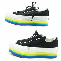 コンバース スニーカー オールスター チャンキーライン 5SC827 厚底 シューズ 靴 レディース 25cmサイズ ブラック CONVERSE_画像8