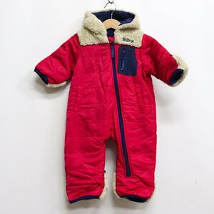 ブリーズ ツナギ ジャンプスーツ ロンパース アウター ベビー 男の子用 70サイズ レッド BREEZE