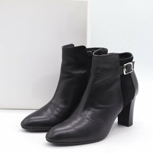 ダイアナ ショートブーツ 靴 シューズ 日本製 黒 レディース 22.5cmサイズ ブラック DIANA