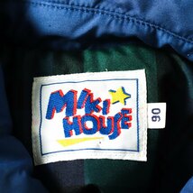 ミキハウス ダッフルコート 中綿入り ジャンパー アウター ベビー 男の子用 90サイズ ブルー MIKIHOUSE_画像3