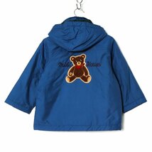 ミキハウス ダッフルコート 中綿入り ジャンパー アウター ベビー 男の子用 90サイズ ブルー MIKIHOUSE_画像2