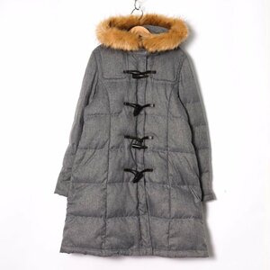  Lynn ji. duffle coat down coat outer Kids for girl M(150) size gray Lindsay