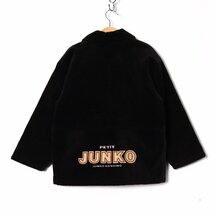 ジュンコ・コシノ ジャケットコート コーデュロイ 中綿入り アウター キッズ 男の子用 120サイズ ブラック JUNKO KOSHINO_画像2