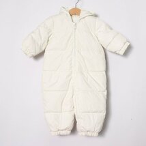 ギャップ ツナギ ジャンプスーツ ロンパース アウター ダウン ベビー 女の子用 80サイズ ホワイト GAP_画像1