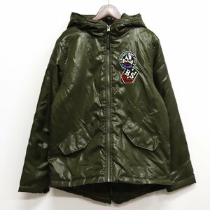  Ba-Tsu Studio military coat with cotton jumper outer Kids for boy 160 size khaki BA-TSU STUDIO