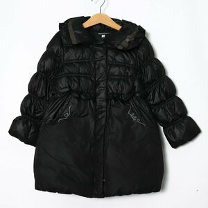  Bebe down jacket coat outer Kids for girl 110 size black BeBe