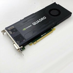 動作確認済 NVIDIA Quadro K4200 4GB グラフィックスプロセッサ 中古 正常品