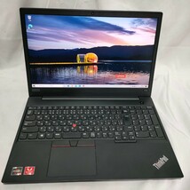 Lenovo ThinkPad E585 15.6型 Ryzen5 2500U 8GB HDD 1TB SSD128GB LENOVO Win10_画像1