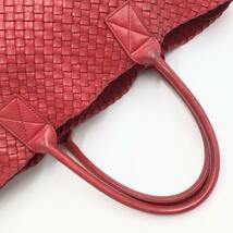 1円 世界限定150個 美品◎BOTTEGA VENETA ボッテガヴェネタ カバMM トートバッグ ハンドバッグ イントレチャート レザー メンズ レディース_画像8