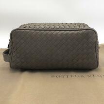 希少カラー◎BOTTEGA VENETA ボッテガヴェネタ セカンドバッグ クラッチバッグ レザー 本革 イントレチャート メンズ ビジネス_画像2