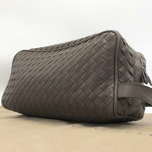 希少カラー◎BOTTEGA VENETA ボッテガヴェネタ セカンドバッグ クラッチバッグ レザー 本革 イントレチャート メンズ ビジネス