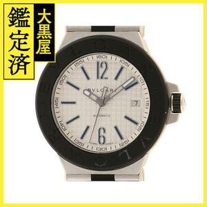 BVLGARI ブルガリ ディアゴノ DG40C6SVD メンズ 腕時計 シルバー文字盤 自動巻き ウォッチ 【460】2143500267912