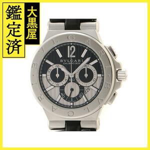 BVLGARI　ブルガリ　ディアゴノ・カリブロ303　クロノグラフ　DG42SCH　自動巻き　100M防水【432】2143200511957