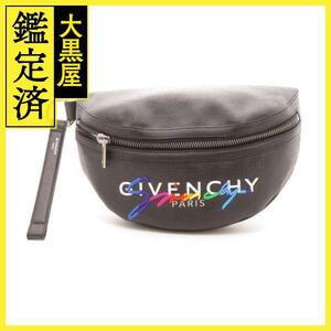 GIVENCHY　ジバンシー　バッグ　ベルトバッグ　ブラック　ナイロン　2143000486646　【437】