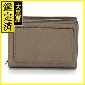 LOUIS VUITTON　ルイ・ヴィトン　ポルトフォイユ・クレア　モノグラム・アンプラント　トゥルトレール　二つ折り財布　M80152【205】