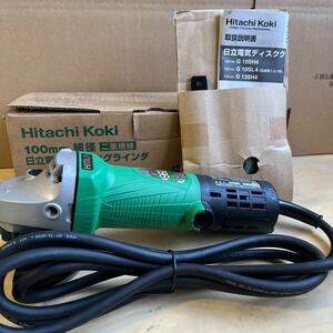 a●未使用品 日立工機 HITACHI KOKI 電気ディスクグラインダ100mm G10SP4 細径 二重絶縁