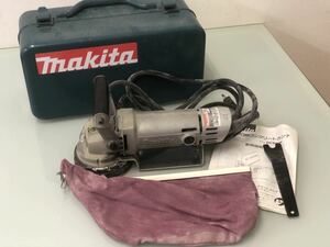 zB♪38動作OK!! makita コンクリートカンナ 電動工具 マキタ ケース付 pc1100 電動かんな