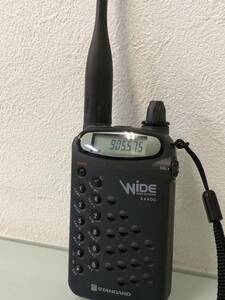 zr♪68通電OK!! ワイドバンド レシーバー 無線機 スタンダード AX400 0.5～1300MHz 広帯域受信機 トランシーバー