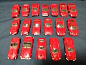 ダイドー 京商フェラーリ 1/64ミニカー 18種☆F355 250 GTO F40 F50 275 360モデナ 348 ルッソ ディーノ246 スパイダー 365 288 GTB 