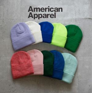 ◎ アメリカンアパレルAmerican Apparel／ニットキャップ10点セット！ニット帽 ビーニー ユニセックス RSAKWBN／AAPNC002