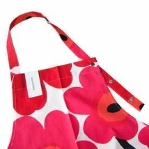 《マリメッコmarimekko／新品》ピエニ ウニッコ エプロン PIENI UNIKKO APRON ／064161 001／ホワイト/レッドMR000690_画像5