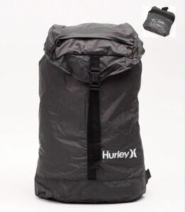 【Hurley ハーレー ／未使用】パッカブル バックパック Packer Back Pack コンパクト／HZQ020048NS／グレー／2W000054