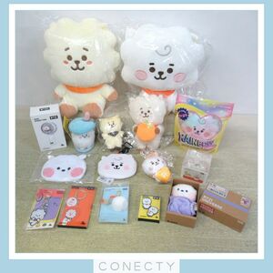 BTS BT21 RJ フルーツ ぬいぐるみ L/ハンディファン/STANDING DOLL/ナノブロック/グレンチェックマスコット/キーホルダー等 ジン【V2【S4