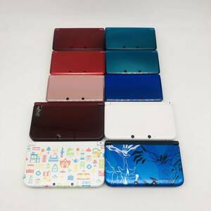 1円スタート★Nintendo new/3DS/LL 本体 まとめ 10個 セット★ジャンク 動作未確認 任天堂 ニンテンドー ポケモン どうぶつの森