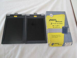 ★FIDELITY Deluxe 5x7 CUT FILM HOLDER 2枚組★made in USA