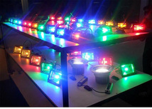 【2台】RGB50W 投光器 LED 投光器 16色 イルミネーション50W リモコン付き ステージ 調光調節 フラッド ライトアップ 3mコード付き 1年保証_画像9