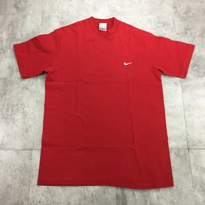 NIKE ナイキ 半袖Tシャツ メンズ レッド 赤 Mサイズ 綿100％