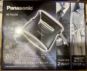 新品　パナソニック 衣類スチーマー ダークブルー NI-FS530-DA Panasonic