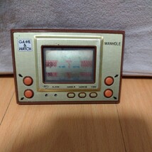 送料無料 ジャンク ゲームウォッチ マンホール MANHOLE 中古 任天堂 GAME&WATCH_画像1