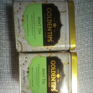 GOLDEN TIPS leaf tea mint 100g×2 best-before date 2026 year 2 month 28 day ②