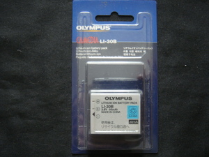 OLYMPUS・オリンパス／■＜“CAMEDIA”リチウムイオンバッテリーパック・LI-30B“純正品”＞□彡『未使用品』