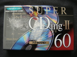 TDK／＜SUPER CD ing-Ⅱ/ハイポジション＊薄型ケース(品番:SCD2-60)＞□彡『未使用品』