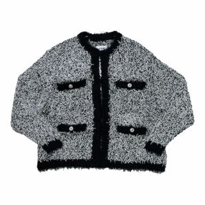 doublet TWEED KNIT CARDIGAN カーディガン　24SS