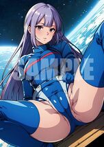 F64【10枚セット】機動戦士ガンダムZZ　ルー・ルカ　同人　ポスター　イラスト_画像6