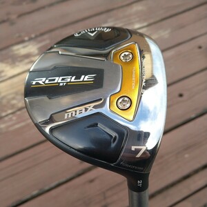 Callaway ROGUE ST MAX 7W 21 キャロウェイ ローグST MAX VENTUS フェアウェイウッド 希少な純正シャフトのS　