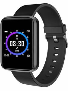 スマートウォッチ smart watch Bluetooth5.0 ストップウォッチ 活動量計 歩数計 目覚まし時計 スポーツウォッチ IP67防水 日本語アプリ