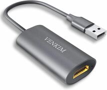 HD HDMI キャプチャーボード USB2.0 1080P HDMI ゲームキャプチャー ビデオキャプチャカード ゲーム実況生配信 画面共有 録画 医用撮像_画像1