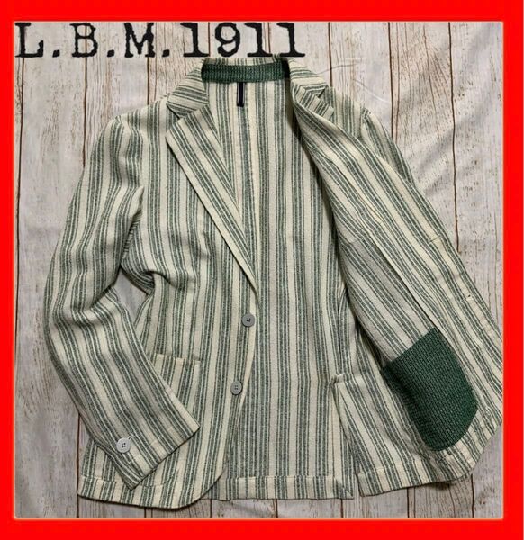 LBM1911 lam テーラード ジャケット パイル ストライプ イタリア