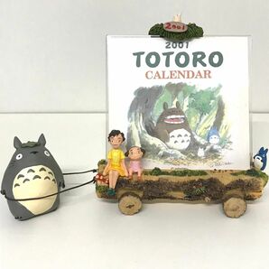 【希少廃盤品】　トトロと電車ごっこ　スタジオジブリ　カレンダー　ジェネリック　フォトフレーム となりのトトロ
