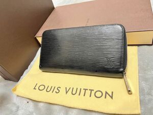 【極美品】【清潔感あり】ルイヴィトン ジッピーウォレット ラウンドファスナー 黒エピ LOUISVUITTON 綺麗 長財布