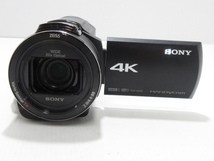 s21933-ty [送料950円] ジャンク○SONY ソニー HANDYCAM 4Kデジタルビデオカメラ FDR-AX60 [099-240108]_画像1