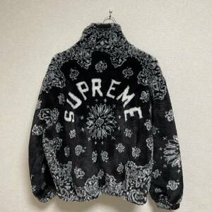 Supreme Bandana Faux Fur Bomber Jacket ファーボンバー