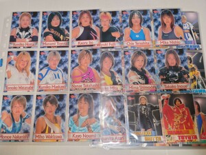 SAKURADO 2001 全日本女子プロレス オフィシャルカード VOL.2 129枚　他24枚