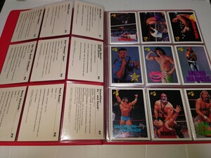 CLASSIC 1990 WWF WRESTLING CARD 145枚　コンプリート＋アルバム2冊　美品