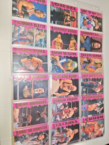 WWF 1995 ACTION PACKED 42枚　コンプリート品